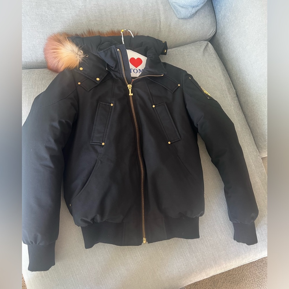moose knuckles red deer bomber - Medium